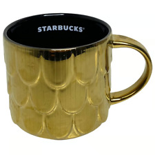 Starbucks 2019 Gold Mermaid Scales Holiday Limited Edition Mug, 14 oz  picture