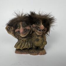 Vintage Nyform Happy Couple Collectible Norwegian Troll 1997 picture