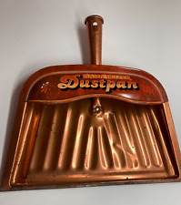 Vintage JV Reed Mid Century Metal Dust Pan Copper Tone Handy Helper - USA picture