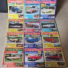 1986 Cars & Parts Magazines Lot Of 12 Complete Full Year Vintage Automobile picture
