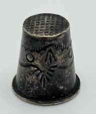 Vintage Native American Sterling Silver Thimble picture