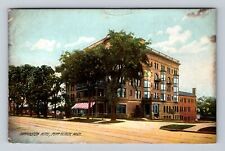 Port Huron MI-Michigan, Harrington Hotel Advertising, Vintage c1908 Postcard picture