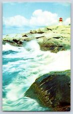 Peggy's Cove Lighthouse Halifax Nova Scotia Postcard picture