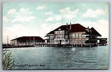Postcard Syracuse New York Yacht Club House Syracuse N.Y. A 16 picture