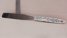 Vintage Household Japan Stainless Steel Blue Flower Spreading Tool Knife picture
