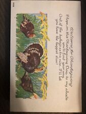 c1900s Welcome For Thanksgiving Antique Vintage Postcard. picture