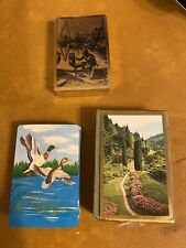 Lot Of 3 Vintage Playing Cards Decks Lionel Berrymore, 1981 Ducks & Congress picture
