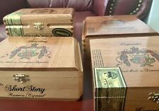 Empty Wood Cigar Box Arturo Fuente Lot of four, Beautiful Must Look picture