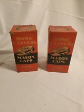 Vtg New Old Stock Home Canners Mason Cap Canning lids 24 Lids... picture