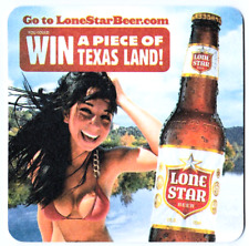 Lone Star  Beer Coaster San Antonio TX picture