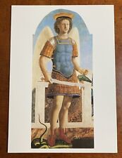 Vintage ART Postcard, PIERO della FRANCESCA, Saint Michael, National Gallery UNP picture