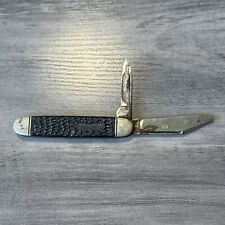 Vintage Pal Cutlery Co? Made in USA 2 Blade Cattle Knife 3.5” Pocket Knife Old picture
