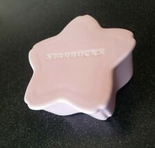 RARE  STARBUCKS COFFEE PINK STAR BOX  STAR SAKURA BOX SUGAR BOWL TRINKET RING picture