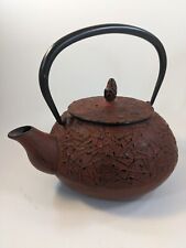 Iwachu Japanese Iron Tetsubin Teapot in Cranberry picture