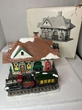 Department 56 The Snow Village Village Station And Train 5122-5 picture