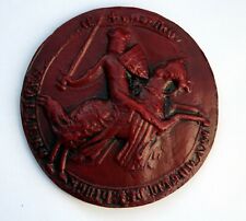Edward III Great Wax Seal 3rd Reverse Red Medieval Reproduction Collectable Gift picture