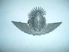 MILITARY INSIGNIA  BERET HAT BADGE ARGENTINA AIR FORCE LARGE ABOUT 6 INCHES picture