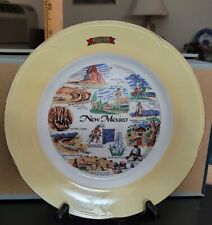Vintage Souvenir porcelain Plate of WHITE SANDS NEW MEXICO picture