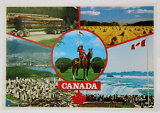 VTG Postcard Canada Multi Scene  picture