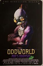 Oddworld: Abe's Oddysee metal hanging wall sign picture