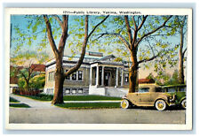 c1920's Stairway to Public Library Yakima Washington WA Unposted Postcard picture