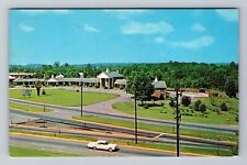 Concord NC-North Carolina, Colonial Motor Court, Advertising, Vintage Postcard picture