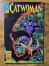 CATWOMAN 21 SCARCE NEWSSTAND VARIANT JIM BALENT COVER DC COMICS 1995 picture