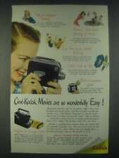 1947 Kodak Magazine 8 and Magazine 16 Cine-Kodak Cameras Ad picture