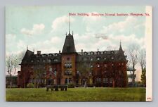 Postcard Main Building Hampton Normal Institute Virginia c1909 picture