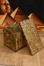 RARE ANCIENT EGYPTIAN ANTIQUES EGYPTIAN Box With Goddess Protection Egyptian BC picture