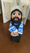R.C. Ramey Chanting Rabbi with Torah Hand Crafted Pottery Figurine EC picture