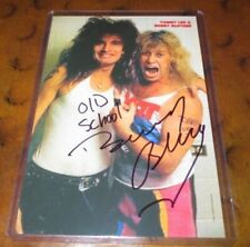 Bobby Blotzer drummer Ratt signed autographed photo 80's Metal LA Sunset Strip picture