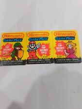 Nintendo Game Pack Topps Cards 1989 , 3 Sealed Packs Mario Peach Link picture