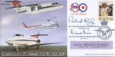 CC48d Royal Squadron RAF 80th Anniversary cover signed ACM Alcock & AVM Pierse picture