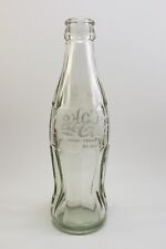 Vintage Canadian Coca-Cola 6.5 IMP FL OZ Hobble Skirt Clear Glass Bottle 1970's picture