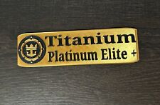 3-D printed Titanium, Satire Royal Caribbean pin pinnacle, diamond,  picture