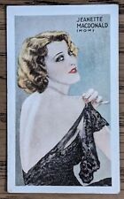 1934 Gallaher Screen & Stage Champions Cigarette Card #11 Jeanette MacDonald  picture