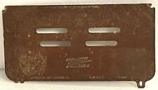 Vintage Zenith Radio Back Panel Parts picture