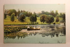 Postcard Among The Lilies Verona Lake NJ C10 picture