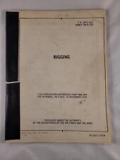  VINTAGE 1954 US DEPARTMENT OF THE ARMY  TM5-725 RIGGING BOOK  picture