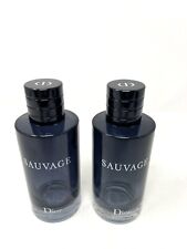*EMPTY BOTTLES* Lot Of 2  Dior Sauvage 6.8oz/200ml picture