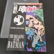 BATMAN #497 1993 Bane breaks Batman's back KNIGHTFALL Key comic Aparo Giordano picture