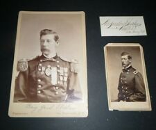 General Alexander Shaler group - cdv, Cabinet Photo & signature- CMH picture