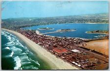 Mission Beach Aerial View, California - Postcard picture