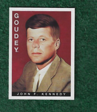JOHN F. KENNEDY - 2015 UPPER DECK GOODWIN CHAMPIONS - GOUDEY INSERT CARD # 47 picture