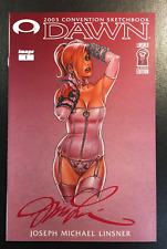 Dawn 2003 VARIANT Convention Sketchbook 1 Joseph Michael Linsner SIGNED Sexy GGA picture