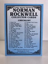 1993 Comic Images Norman Rockwell Cards (Pick A Card and Complete Your Set) picture