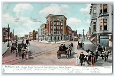 Second Street Commercial Bank Building Cotton Avenue Macon GA Tuck's Postcard picture