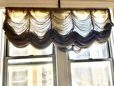 Vintage Plaza Hotel New York Balloon Sheer Pull Up Drapes picture