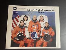 NASA Crew Of Space Shuttle Mission STS-80 Autographed By All 5 Astronauts Auto picture